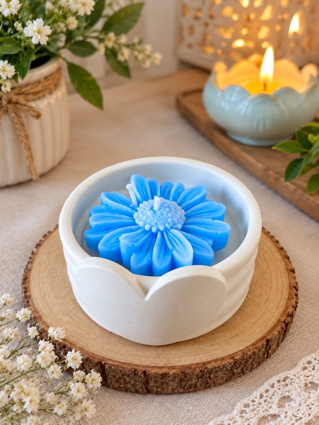 Heart shape Jar Candle — handmade candle, Diameter 8cm * Height 4cm