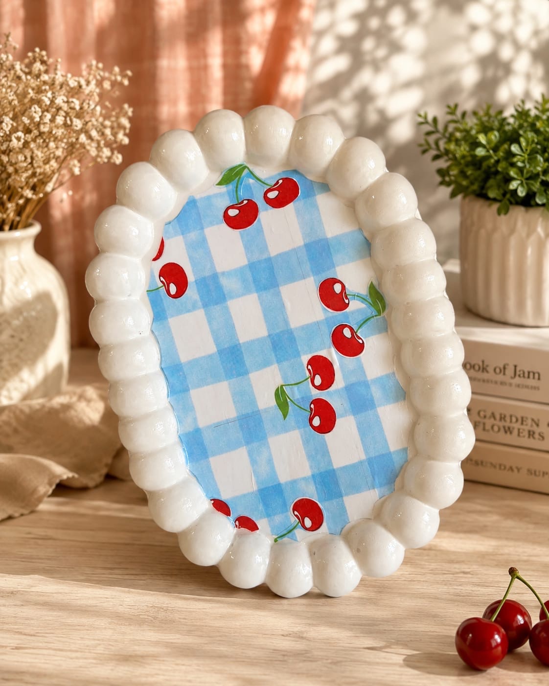  Oval Bubble Tray — handmade trinket tray, 17cm * 12cm * 1 inch